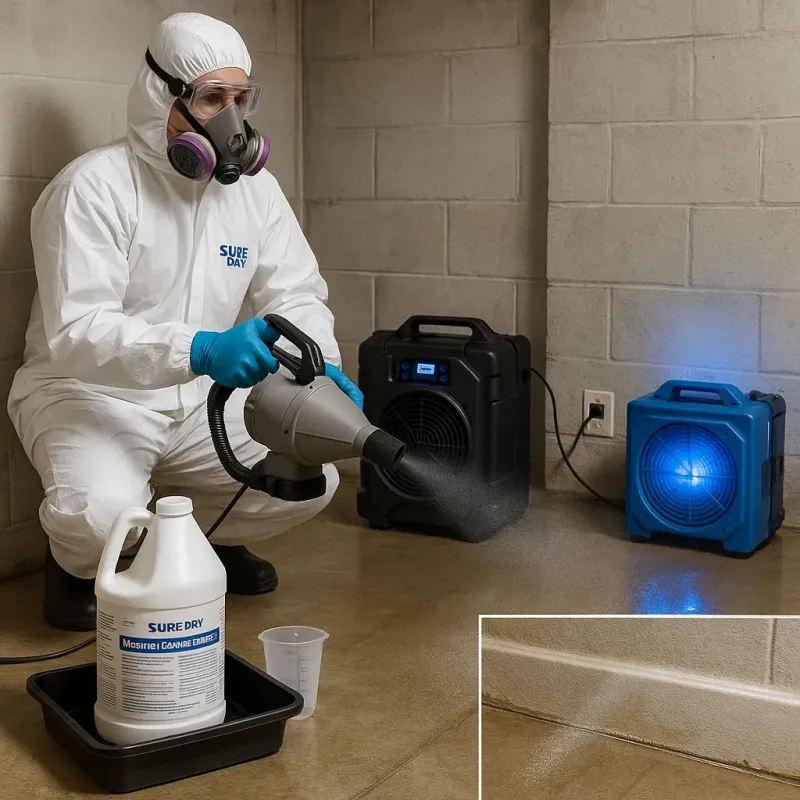 Sanitization and Odor Removal process in North Redington Beach, FL